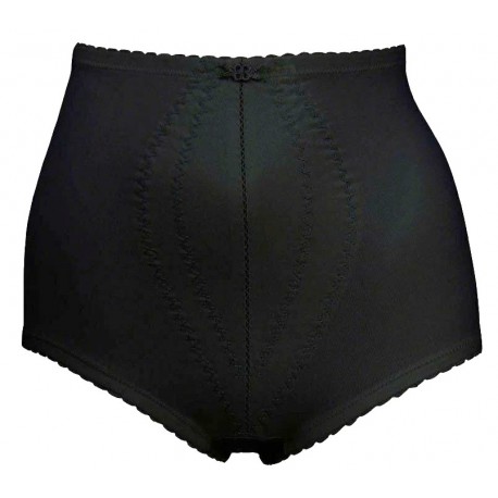 PLAYTEX guaina sgambata contenitiva REGINA DI QUADRI 2522 2523 NERO
