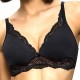 TRIUMPH reggiseno senza ferretto AMOURETTE CHARM P preformato NERO coppa A B pizzo