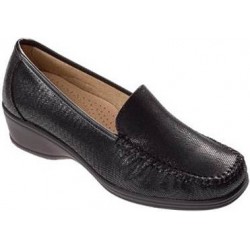 BENEXA morbido mocassino 2377 PUNTO NERO plantare sottopiede estraibile pelle/vernice stile di vita
