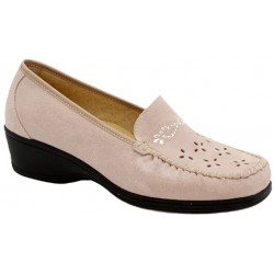 BENEXA morbido mocassino pelle traforata 9202 CIPRIA STRASS plantare sottopiede estraibile stile di vita