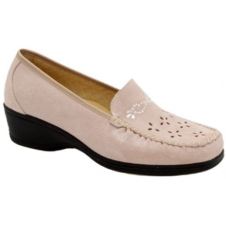 BENEXA morbido mocassino pelle traforata 9202 CIPRIA STRASS plantare sottopiede estraibile stile di vita