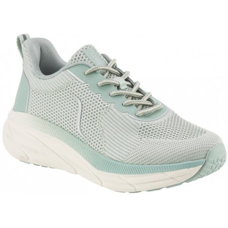LOREN scarpe sneaker ortopediche lacci CRISTINA NUVOLA A2014 plantare estraibile ACQUAMARINA TESSUTO FLIKNIT 