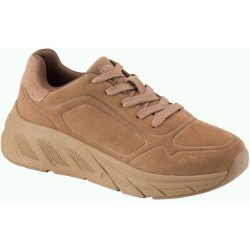 LOREN scarpe sneaker ortopediche lacci camoscio CORA NUVOLA A2008 plantare estraibile CAMEL
