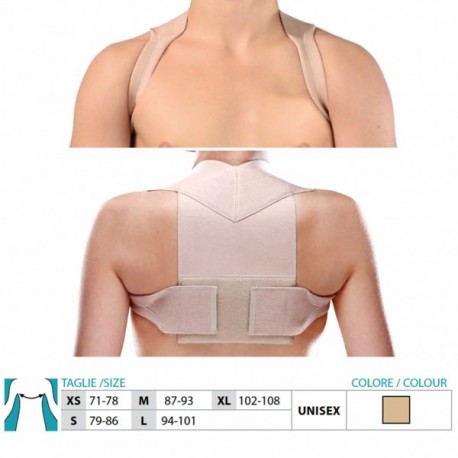 SAFTE ORIONE RADDRIZZA SPALLE 9494 tiranti regolabili strappo postura beige