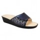 Dr SCHOLL ciabatte mango YONA BLU NAVY plantare Memory leggera morbida 1 velcro