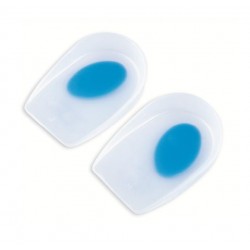 EUMEDICA talloniera in gel di silicone EU SHOCK BLUE EU082 taglie S M L XL paio